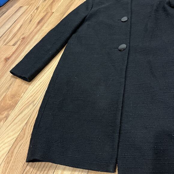 Kate Spade Erika Jacket Tweed Pattern Lacquered Finish 0 Womens Button Coat - Picture 5 of 10